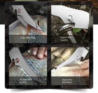 Cortauñas De Pesca Premium Nuevas Con Hojas Desmontables Y Acero Inoxidable Multifuncionales Para Cocina Y Jardín - details 11