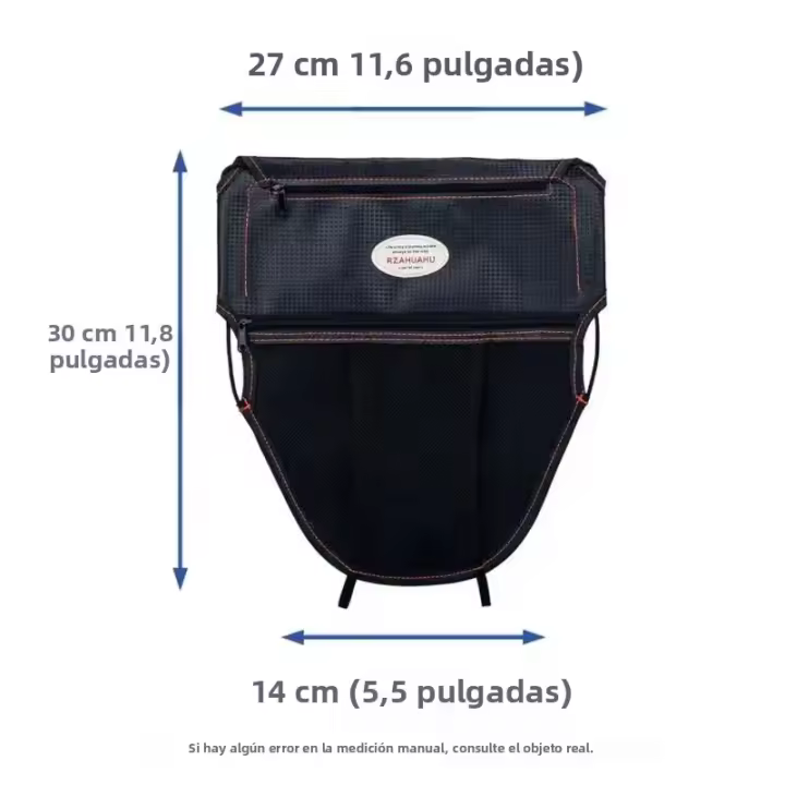 Bolsa De Ciclismo Para Motocicleta Almacenamiento Resistente Al Desgaste Y Manchas Material De Cuero Y Poliéster Para Vehículos Eléctricos Y Scooters - 1