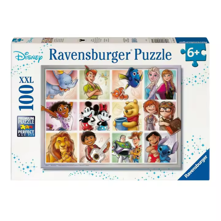 RAVENSBURGER PUZLE CLÁSICOS DISNEY 100 PIEZAS XXL, 04118, TIENDA CON LICENCIA OFICIAL - 1