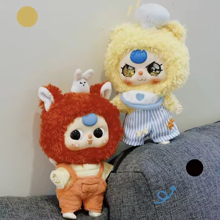 Muñeca De Peluche Para Bebé Con Tres Cuentos De Fábulas Juguete De Kindergarten Conejo Lindo Acción Figura Colgante Para Niñas Regalos De Navidad - 1