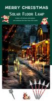 Luces Solares De Copos De Nieve LED Para Jardín Decoración De Navidad Guirnalda De Árbol De Navidad Y Paisaje Externo - details 0