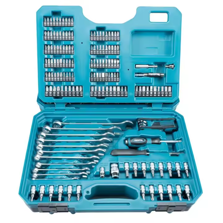 MAKITA - E-10883 Set de llaves, puntas y vasos, 221 pcs MAKITA - 1