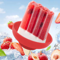 Soporte De Helado De Silicona Colorido Sin Derrame Reutilizable Protector De Helado Para Niños Con Base Antiderrame - details 1