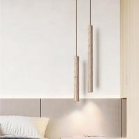Lámpara Colgante De Piedra Amarilla Estilo Japonés Wabi-Sabi Para Dormitorio Y Restaurante Luz Creativa Retro Nórdica Instalación Por Cable - details 2