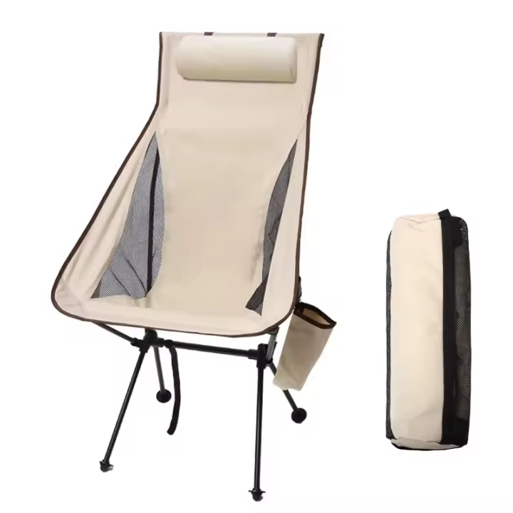 Silla De Camping Plegable WESTTUNE Con Apoyabregas Ligera Silla De Turista De Aleación De Aluminio Para Pesca Y Muebles Exteriores - 1