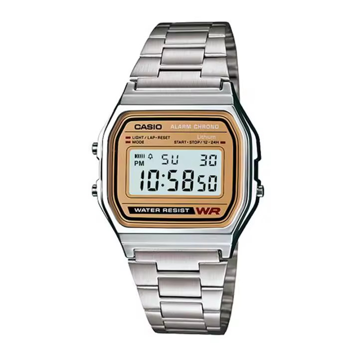 Reloj Digital Casio  A158WEA-9EF Vintage Resistente Al Agua Cronómetro Alarma Calendario - 1