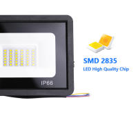 Lámpara De Inundación LED Ultrafina 10W 20W 30W 50W 100W IP66 Impermeable Para Exterior Iluminación De Pared Jardín Calle - details 7
