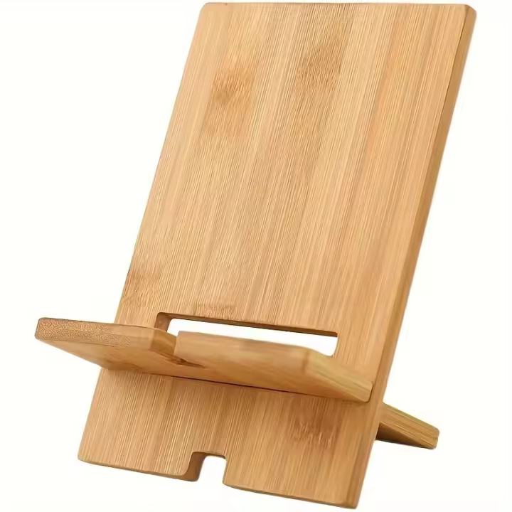 Soporte De Carga Para Teléfono Móvil En Madera Sólida Multifuncional Soporte Para Tableta Y Herramientas De Costura Para El Hogar/Oficina - 1