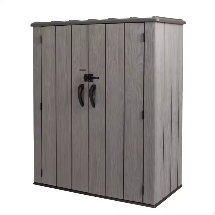 Armario exterior ultrarresistente Lifetime 136x70x172 cm uv100 - 1