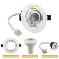 Focos LED empotrables GU10 ajustables, lámpara RGB que cambia de color, luz blanca cálida, 6 W, luz de techo (juego de 6) - details 2