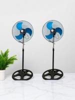 Ventilador de pie industrial grande Caja 2u Potencia Motor 70W,50CM diametros –  Ventilador Silencioso ,3 aspas metalicas Oscilante con 3 velocidades – REJILLA NEGRA flujo de aire 3805m³/H calidad de confianza - details 1