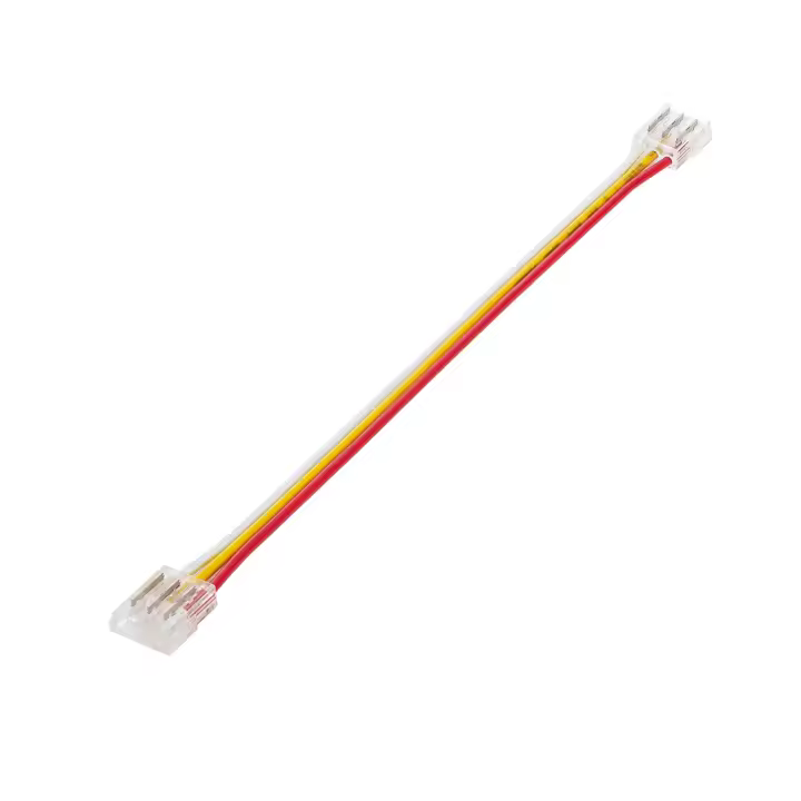 Ledkia Conector Hipopótamo doble con cable para Tira LED CCT 12/24V DC SMD IP20 Ancho 10mm 10 mm - 1