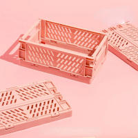 Caja De Almacenamiento Plegable De Plástico Caja De Bolsas De Tela Caja De Muebles Para Joyería Maquillaje Juguetes Organizador Portátil - details 3