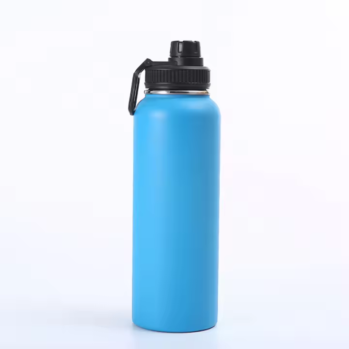 Botella Termo De Acero Inoxidable 1000ML Gran Capacidad Aislamiento Doble Capa Vaciado Para Viajes Y Exterior Resistant Al Agua Y Al Aire - 1