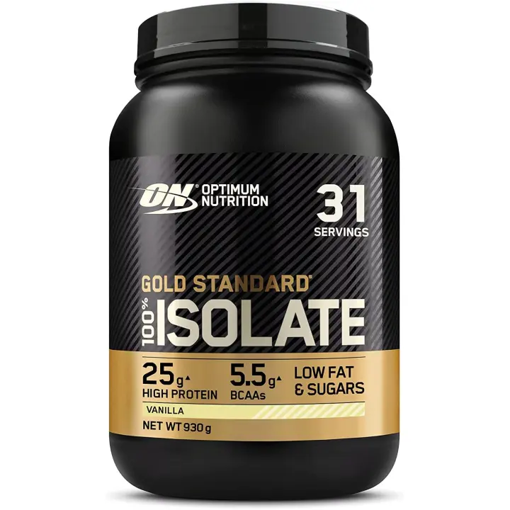 100% ISOLATE GOLD STANDARD 930gr Optimum Nutrition Proteina isolada - 1