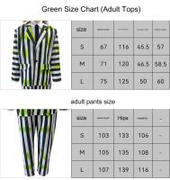 Disfraz de adulto a rayas blancas y negras para hombre, traje de talla grande, disfraz de Halloween - details 1