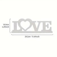Adornos De Letras Para Día De San Valentín "AMOR" Decoración Para El Hogar Y Bares Regalo De Artesanía Para El Escritorio Decoración De Fiesta Proporciones De Imagen - details 16