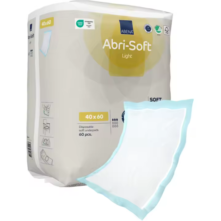 Abena Empapador Abri-Soft Light 90x60 - 60x60 - 60x40 centímetros (30 U) - 1