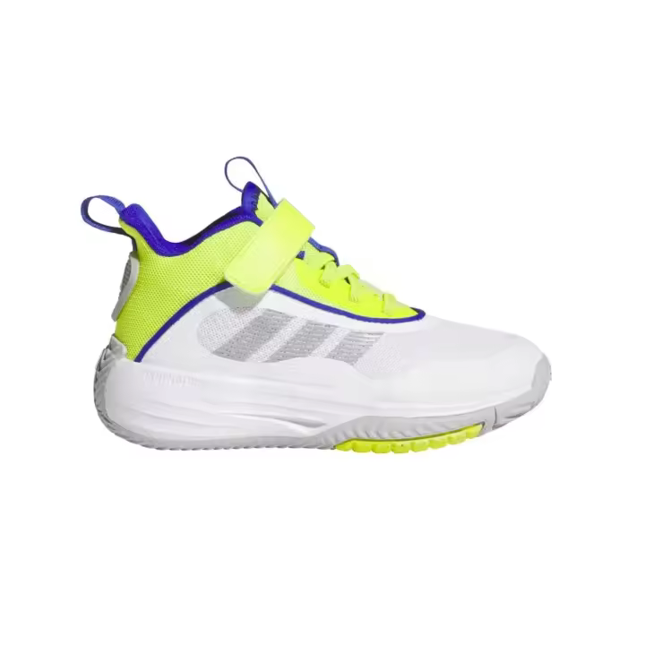 Zapatilla Adidas K Ownthegame 3.0 Blanco/Flúor - 1