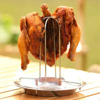 Palillo De Barbacoa Para Camping Carbono Acero No Adherente Para Pollo Y Carne Herramienta De Cocina Al Aire Libre - details 6
