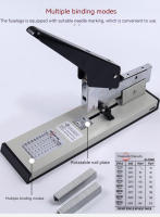 Huapuda Gran Capacidad De Encuadernación De Tornillos Estuche Manual De Metal Resistente Para 100/200 Hojas - details 2