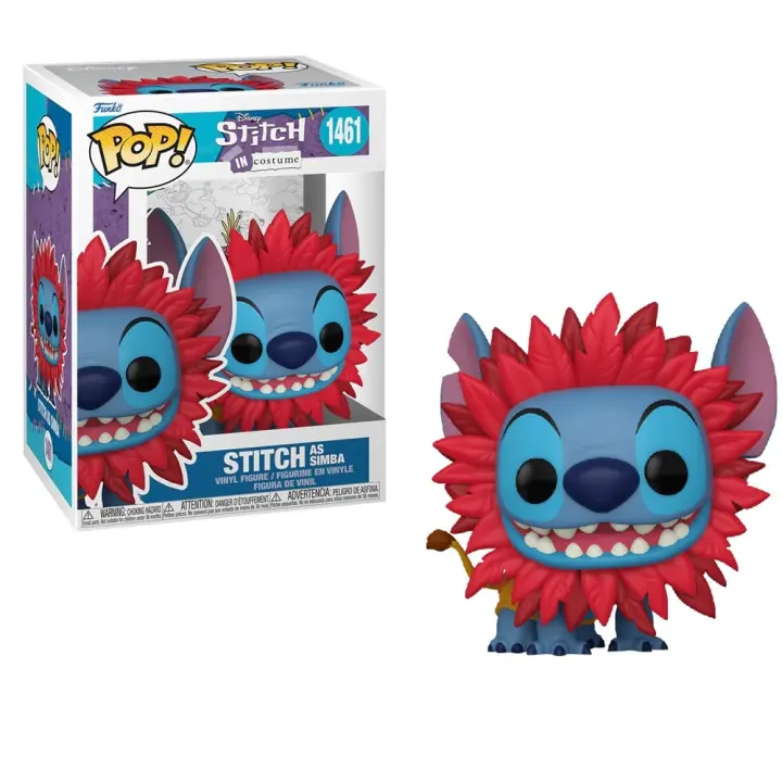 FUNKO POP! DISNEY: STITCH IN COSTUME - STITCH DISFRAZADO DE SIMBA, 75164, Nº1461, TIENDA CON LICENCIA OFICIAL - 1