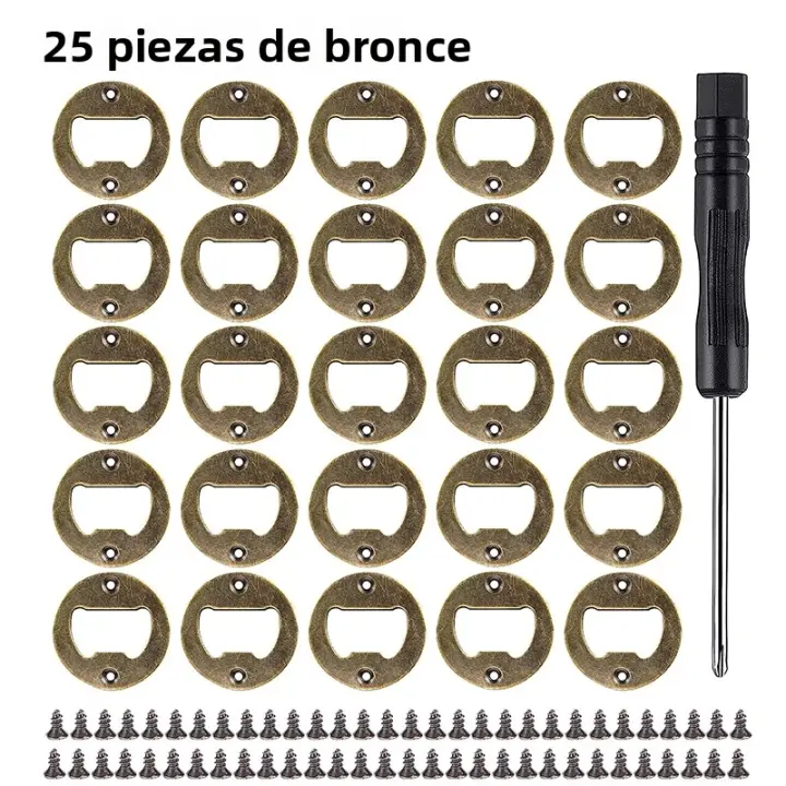 Kit De Insertos Para Abrebotellas DIY 50/25Pcs Acero Inoxidable Herramientas Y Accesorios Para Molde De Resina Multifuncional Eco-amigable - 1