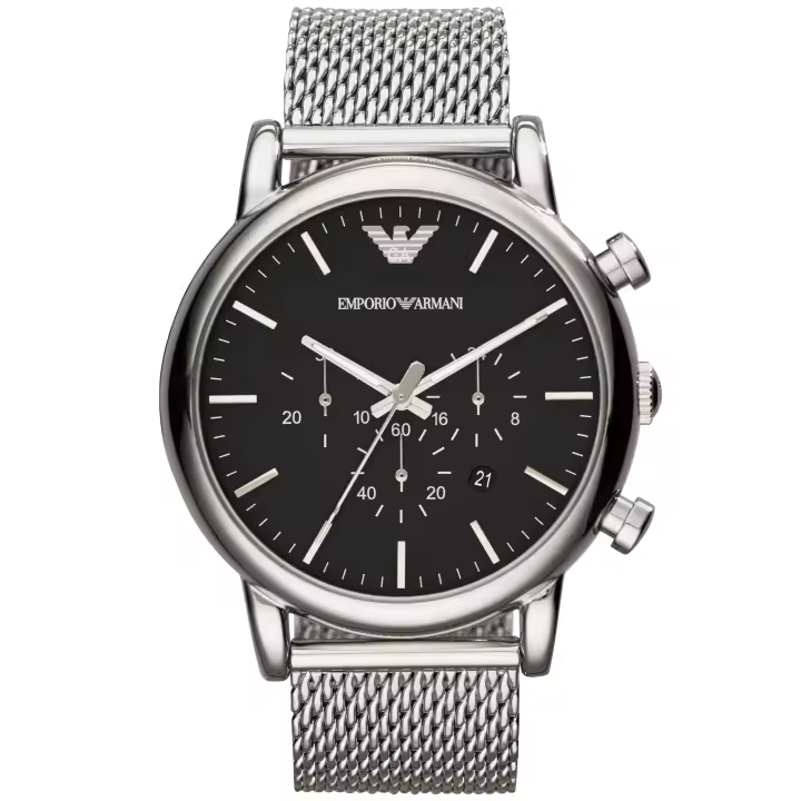 EMPORIO ARMANI AR1808 Reloj para hombre de Maple Negro Emporio Armani - 1