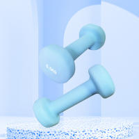 Mancuernas y pesas antideslizantes [Hierro | Neopreno] 0,5 kg a 10 kg - Unisex, tacto suave, diseño ergonómico, anticaídas, apto para gimnasio en casa y fitness - details 1