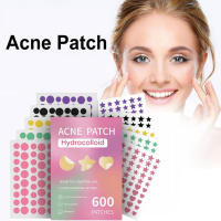 600pcs Parches De Acné De Cinco Colores Mixtos Parche De Estrella Para Cubrir Impurezas Herramienta De Maquillaje Y Cuidado De La Piel - details 3