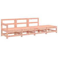 vidaXL Juego de muebles de jardín 4 pzas madera maciza abeto Douglas Pino natural, Pino blanco, Pino gris Conjunto Terraza Muebles Jardín Exterior Juego de Muebles de jardín Mueble Jardín Exterior Muebles de Salon Exterior - details 0