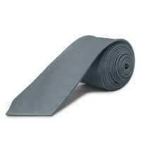 Ociodual Corbata estrecha Gris claro de moda poliester unisex especial eventos - details 1