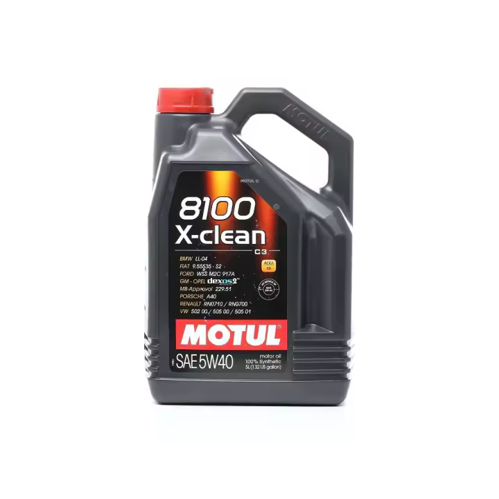 ACEITE DE MOTOR 5 LITROS MOTUL 5W40 8100 X CLEAN - 1