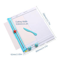 KW-trio 13095 Trimmer De Papel Y Corte De Cartón 7 En 1 Herramienta De Marcado Con Hoja De Papel Para Fotografía Y Manualidades - details 2