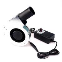 25W DC sin escobillas Turbo soplador 3,3 cm diámetro aire pato Ourdoor ventilador de cocina - details 2
