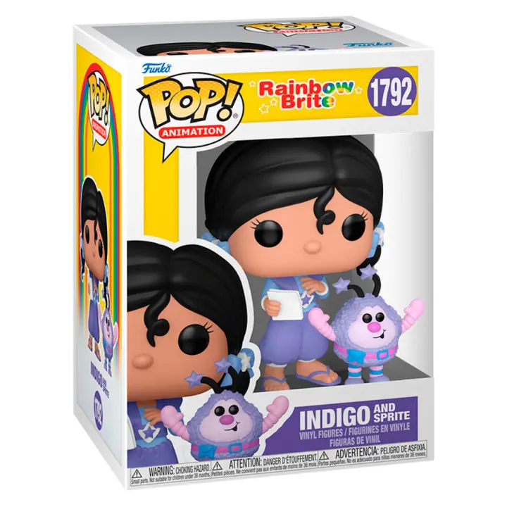 Figura Pop La Tierra Del Arcoiris Indigo And Sprite-Figura de Vinilo Coleccionable - Idea de Regalo- Mercancia Oficial - Juguetes para Niños y Adultos - Movies Fans - Muñeco para Coleccionistas y Exposición - 1