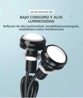 2pcs Luz De Parachoques Frontal 12V LED Blanco Faro De Aguila DRL Bombilla Antiniebla Retroiluminación Luz De Parqueo Universal Para Coche - details 4