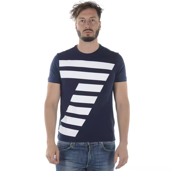 Camiseta Emporio Armani EA7 Algodón Hombre Azul 3ZPT86PJM9Z 1554 - 1