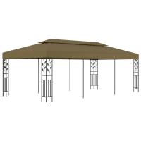vidaXL Cenador de Jardín Toldo Carpa para Fiestas Bodas Exterior Color Taupé,  Antracita, y mas - details 1