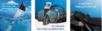 Gafas Mascara de Buceo Semiprofesional de Cristal Templado | Natación y Buceo 180° Panorámico | Color Azul | Talla L / XL - details 2