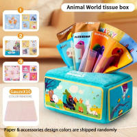 Juguete Sensorial Para Bebé Tissue Box Montessori Adecuado Para 6 a 12 Meses Suave Plegado Educativo Para El Desarrollo Infantil - details 5