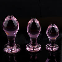 Nueva Broca De Cristal Rosa Anal Plug Estimulador Prostate Massajeador Masturbador Juguetes Sexuales Para Mujeres Hombres Gays - details 1