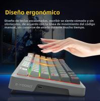 Teclado Mecánico De Juego E-YOOSO Hz82 RGB USB 8K Con Interruptores Magnéticos 82 Teclas Cable Desmontable Para PC Laptop - details 2