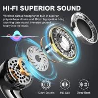 Auriculares Bluetooth 5.3 Con 3D Estéreo, Cascos Inalámbricos Bluetooth Con Control Táctil, 42 Horas De Reproducción - details 0
