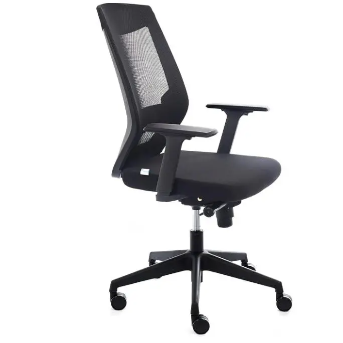 Rocada | Silla Oficina Ergonómica | Regulación Lumbar | Cómoda y Giratoria | Negro - 1