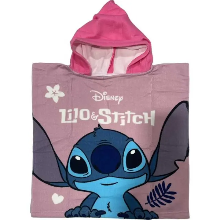 Cyp Poncho Toalla Stitch Disney Microfibra Producto Oficial Absorbente - 1