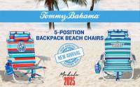 PACK 2 Sillas de Playa Tommy Bahama Reclinable 5 Posiciones - Hamaca de Playa Tommy Bahama Reclinable 5 Posiciones - Tumbona Plegable, Ligera y Resistente, Con Mochila, Almohada, Portavasos y Bolsillos Térmico - Aluminio y Poliéster - details 7