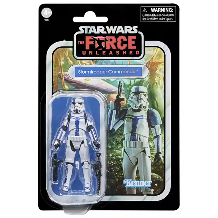 Figura Stormtrooper Commander The Force Unleashed Star Wars 9,5cmFigura  Coleccionable - Idea de Regalo- Mercancia Oficial - Juguetes para Niños y Adultos - Movies Fans - Muñeco para Coleccionistas y Exposición - 1