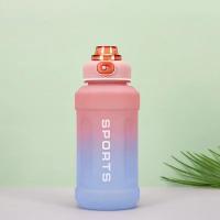 Taza Deportiva Portátil De Plástico 1300ml Con Pajita Cambio De Color Tetera Frosted Para Adultos Adecuada Para Senderismo - details 8