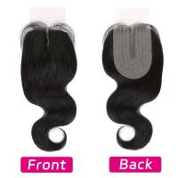 Cierre De Encaje De Onda Corporal Solo Cabello Humano 2x1 & 4x1 T Parte Encaje De Pelo Remy Brasileño Transparente 150% Densidad Longitud 12-22 Pulgadas - details 2